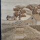 Large jute tapestry from the 70s.