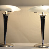 Paire de lampes de table du milieu du siècle