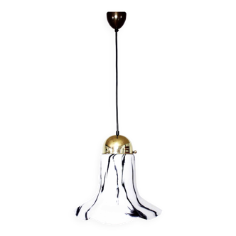 Glass pendant lamp by Peill & Putzler, Petunia model
