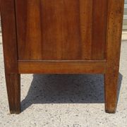 Enfilade Art Déco en noyer et plateau en marbre