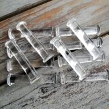 Set of 12 glass knife holders