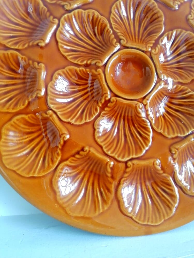 Oyster dish barbotine, 1960