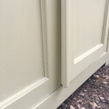 Parisian yellow wooden wardrobe