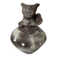 Anthropomorphic covered box in ceramic from Vallauris - Atelier Luc