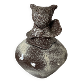 Boîte couverte anthropomorphe en céramique de Vallauris - Atelier Luc