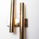 Lot of 4 golden wall lamps