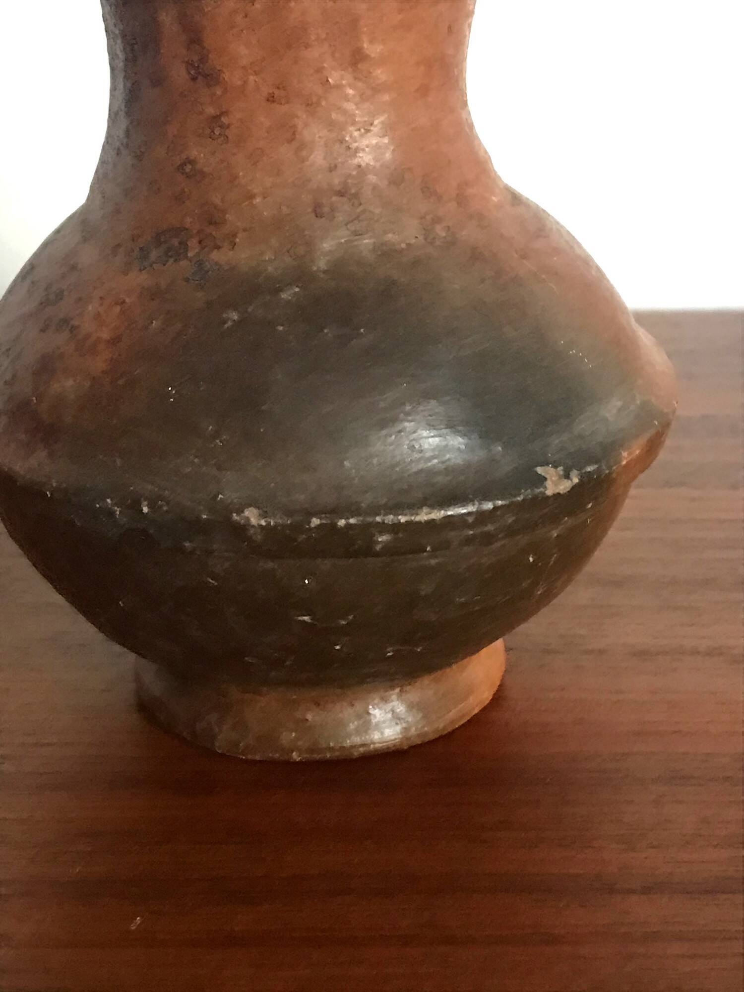 Handcrafted terracotta vase