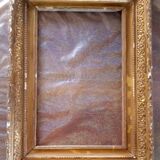 Cadre doré à clefs XIXème 62x45
