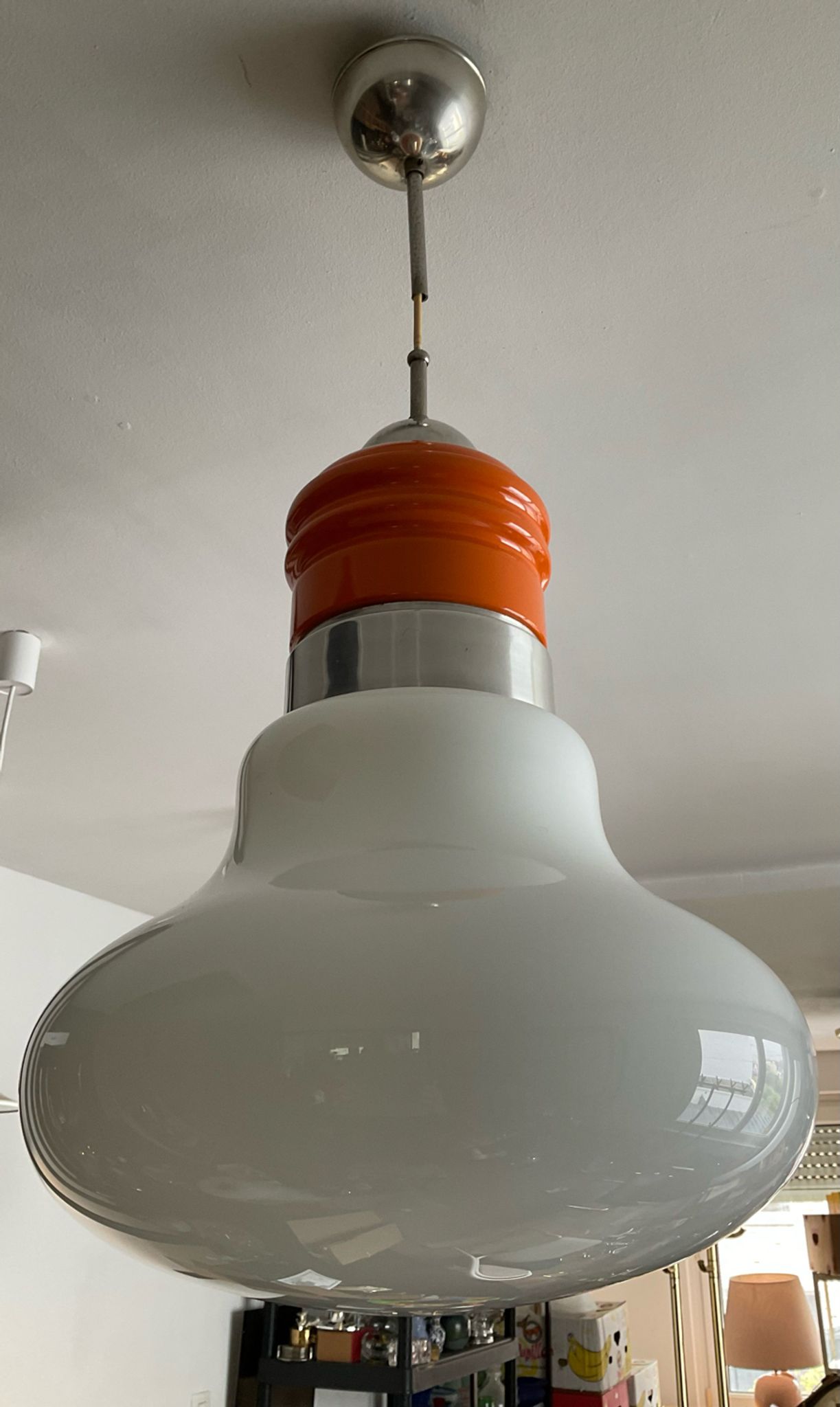 Mazzega pendant lamp in Murano glass from the 60s-70s