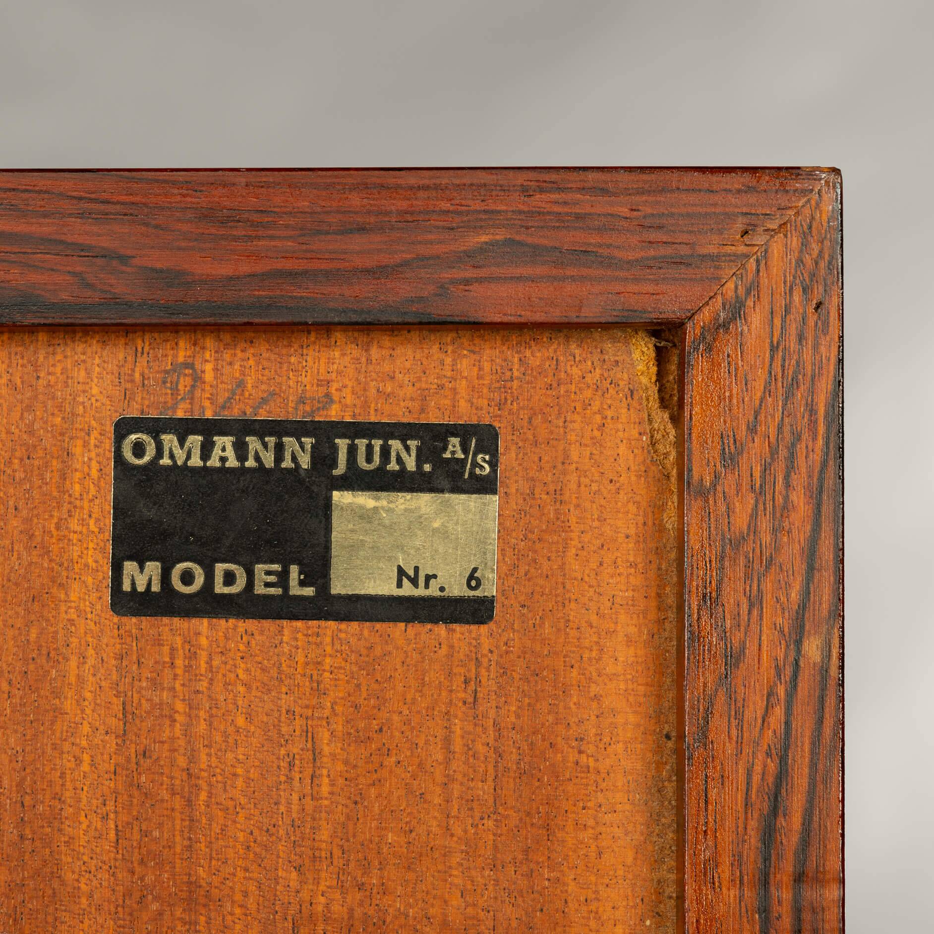 Danish Model 6 Bookcase by Gunni Omann for Omann Jun Mobelfabrik, 1960s