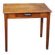 Oak writing table with spindle legs, early 20th century
