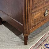 Louis XVI period chest of drawers in walnut, oak and fir, 18th century
