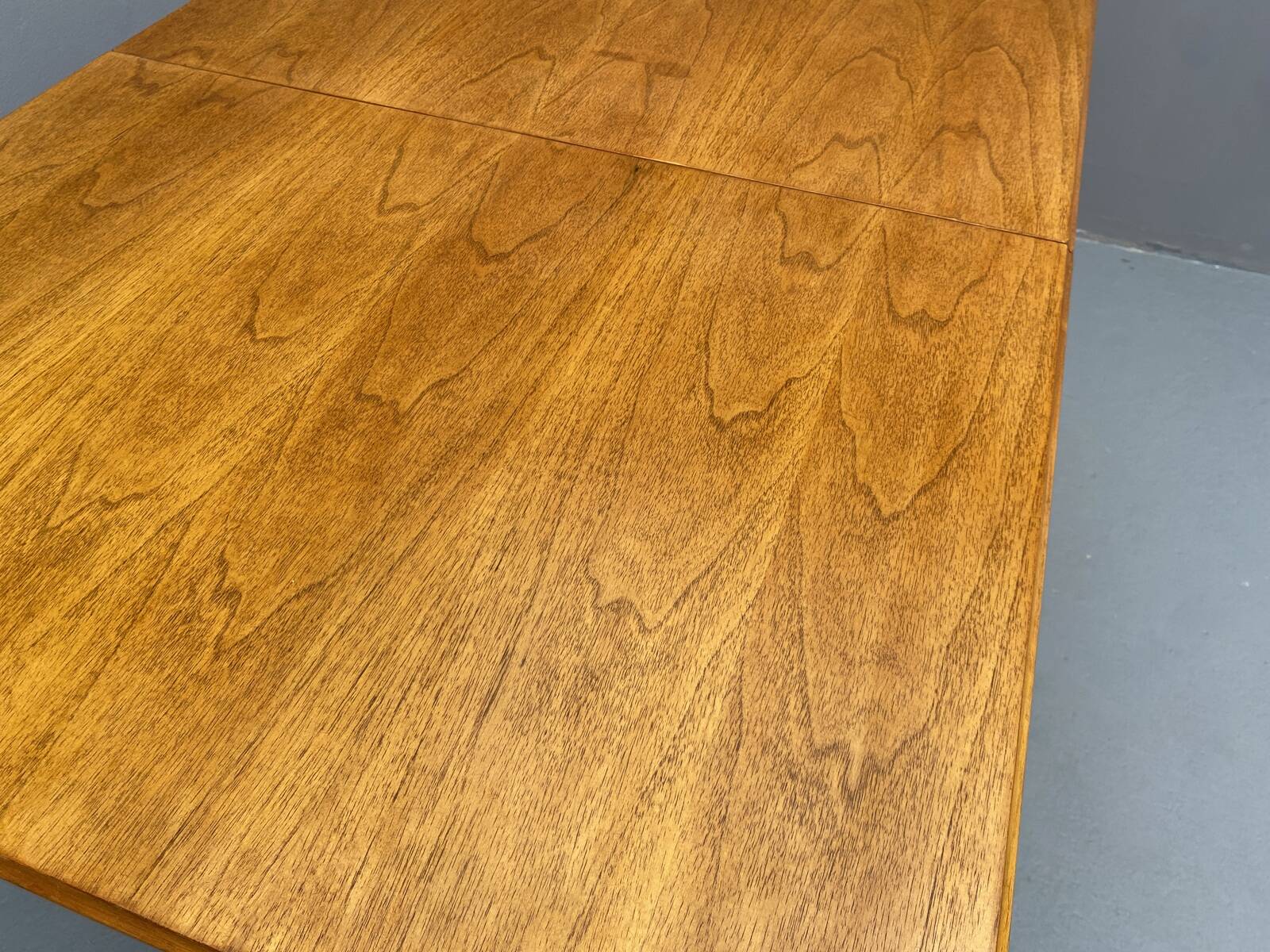 Table à manger réglable en noyer par Setona, années 1950, Tchécoslovaquie