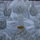 Bavarian crystal decanter + 8 glasses – with original box