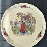 Earthenware pie dish from Sarreguemines