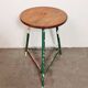 Green Industrial Workshop Stool, 1960s