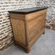 19th-century oak commode