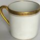 3 fine porcelain coffee cups