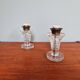 Pair of crystal lamps, Val Saint-Lambert (Belgium), 1930s