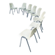 Orly Stacking Chairs by Bruno Pollak for Solo, Germany, 1979, Set of 8