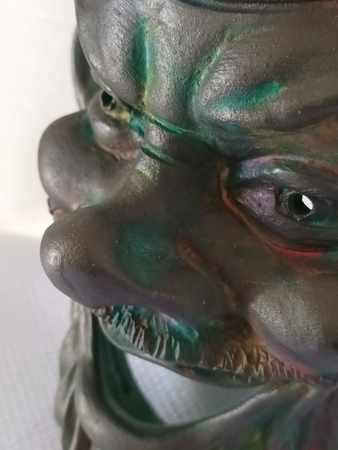 Vintage Socrates terracotta mask