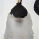 Art deco wrought iron chandelier - signed ros (degué) decoration birds