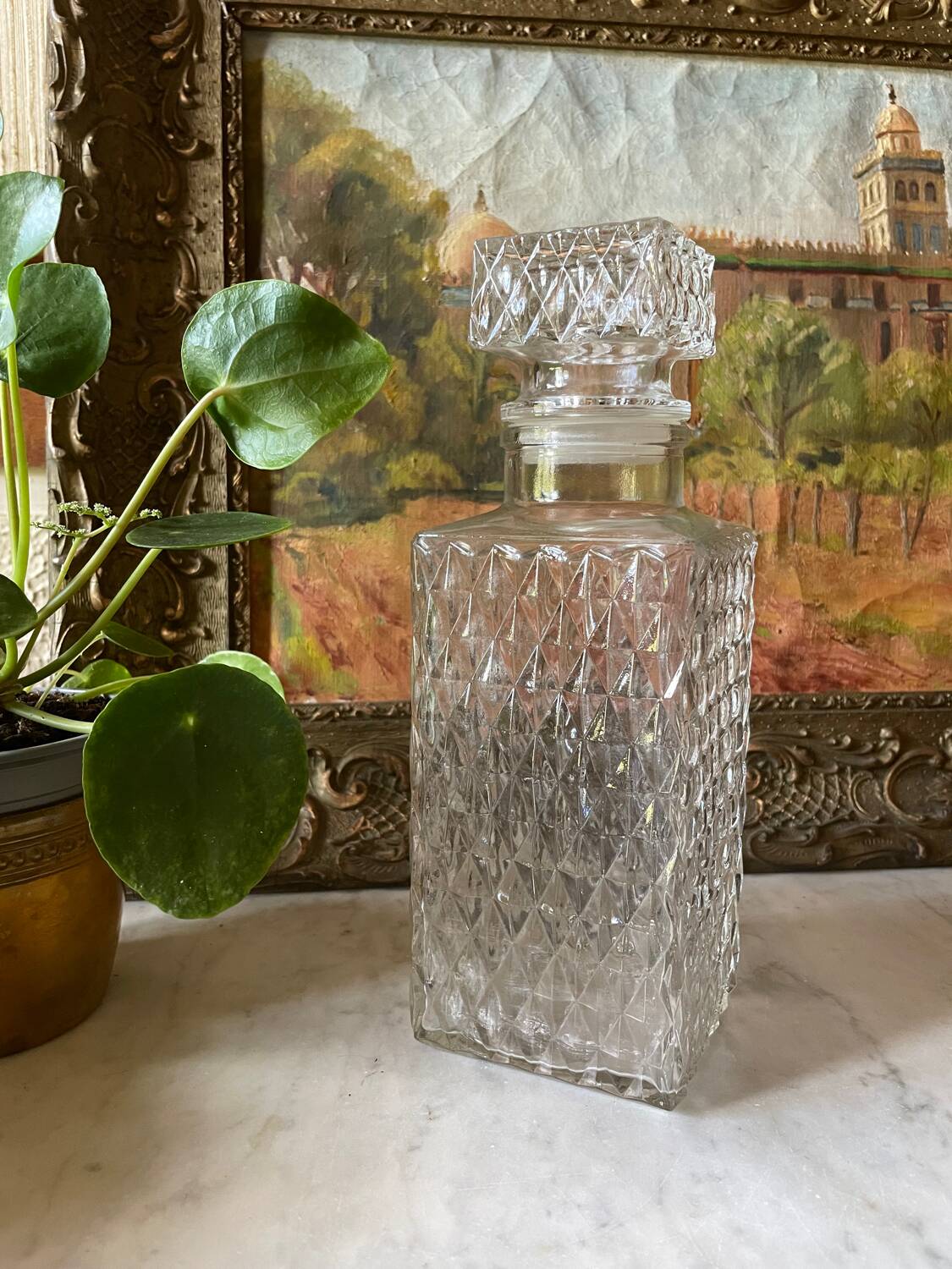 Carafe à whisky en verre