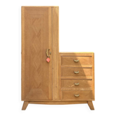 Asymmetrical wardrobe