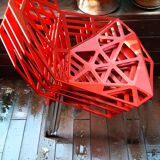 Ensemble de 4 chaises aluminium Magis One Konstantin Grcic