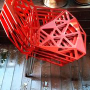 Set of 4 Magis One Konstantin Grcic aluminum chairs