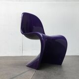 Mid-century Panton side chair set by Verner Panton for Herman Miller, 1960s.