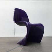 Mid-century Panton side chair set by Verner Panton for Herman Miller, 1960s.