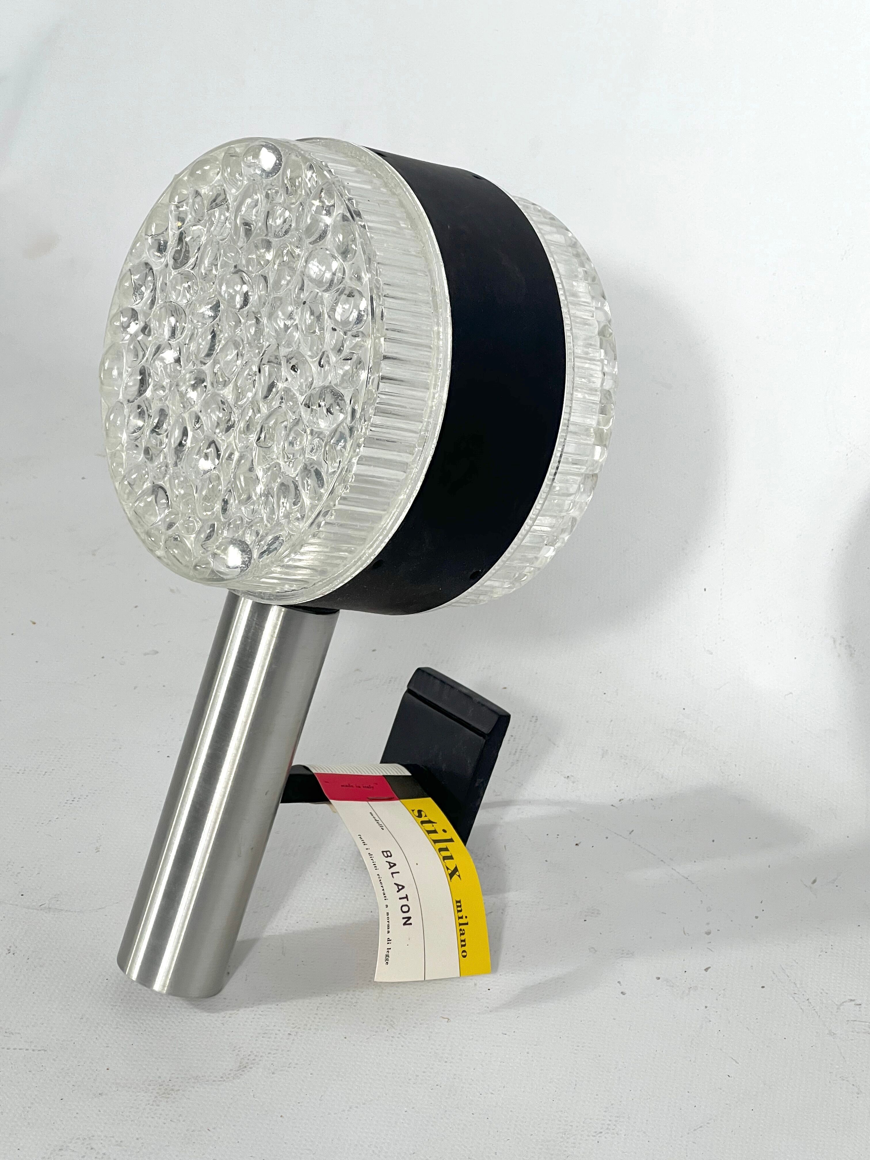 Stilux Milano, single large sconce model Balaton. Italy 1960s