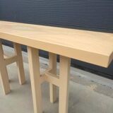 Cream resin console by Jean Claude Dresse, Belgium, 1970