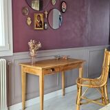 Renovated antique chestnut desk with shell handle | fernand