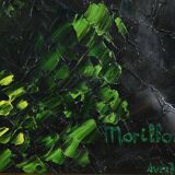 Important Oil on Canvas “La Tahitienne” signed Morillon – 1985