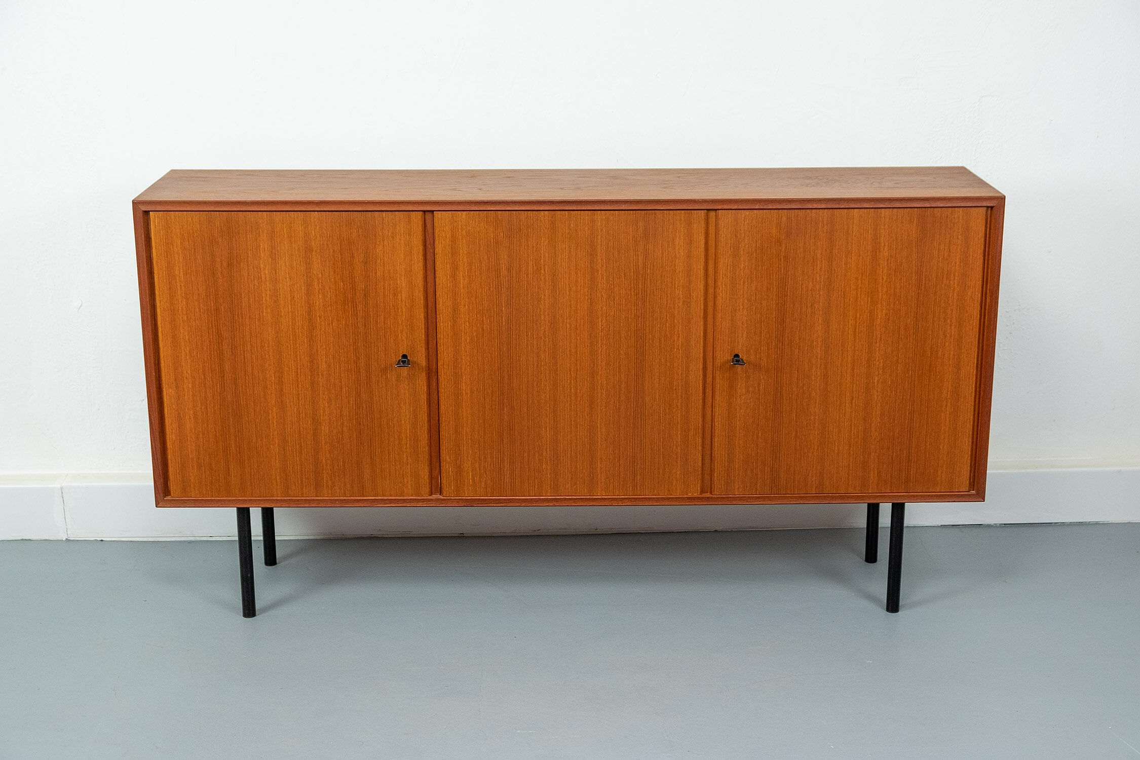 Vintage Sideboard in Teak by Heinrich Riestenpatt, 1960s