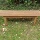 Antique oak bench