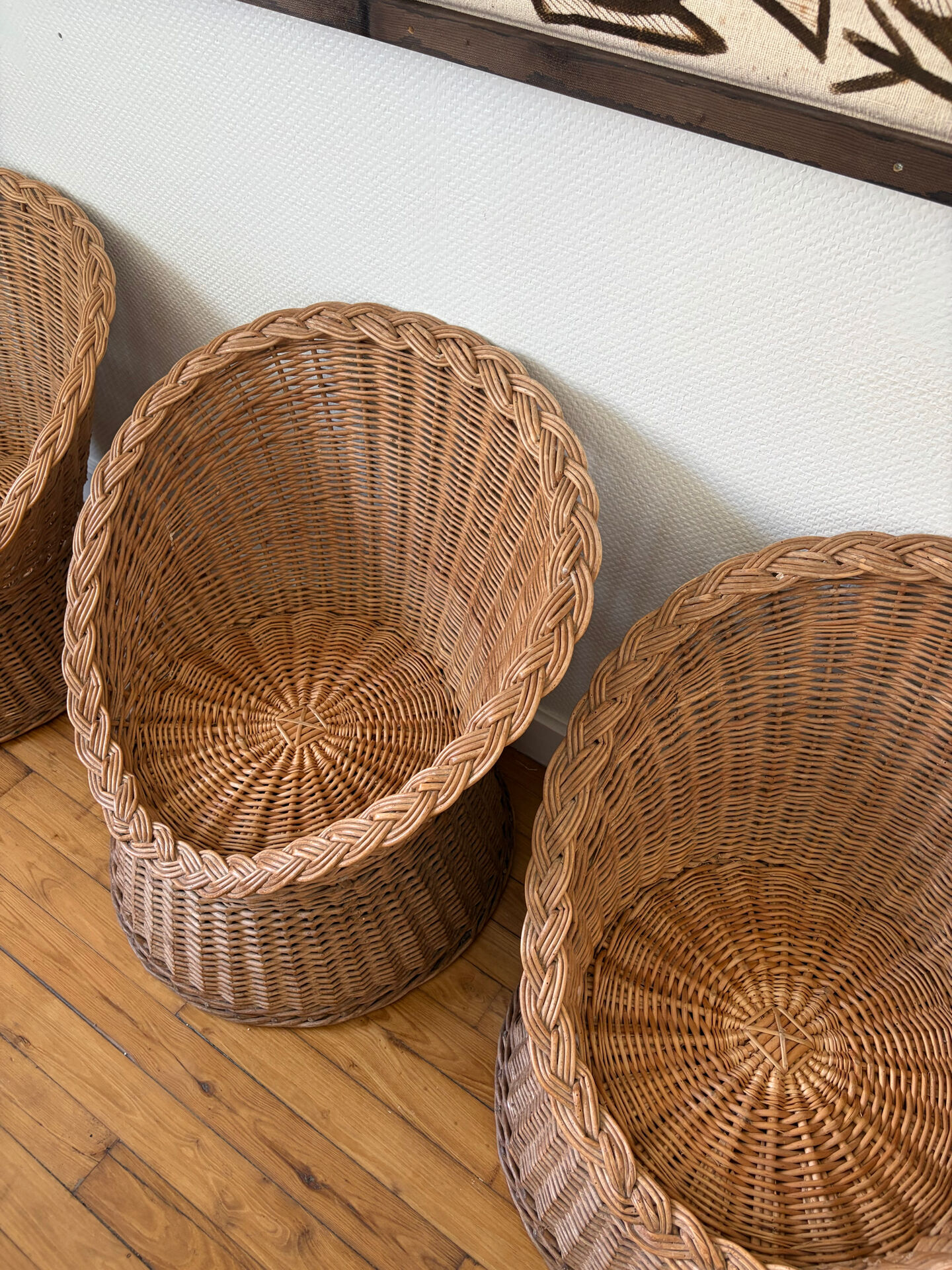 1960s wicker lounge set