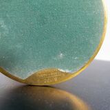 Hans-Agne Jakobsson Table Lamp Model B-102 in brass and glass, 1960s, Sweden