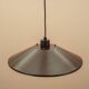 Danish pendant lamp with tiered metal shade, 1960s