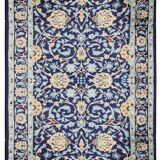Tapis d'Orient Kashan Iran : 1.37 X 0.98 Mètres en laine