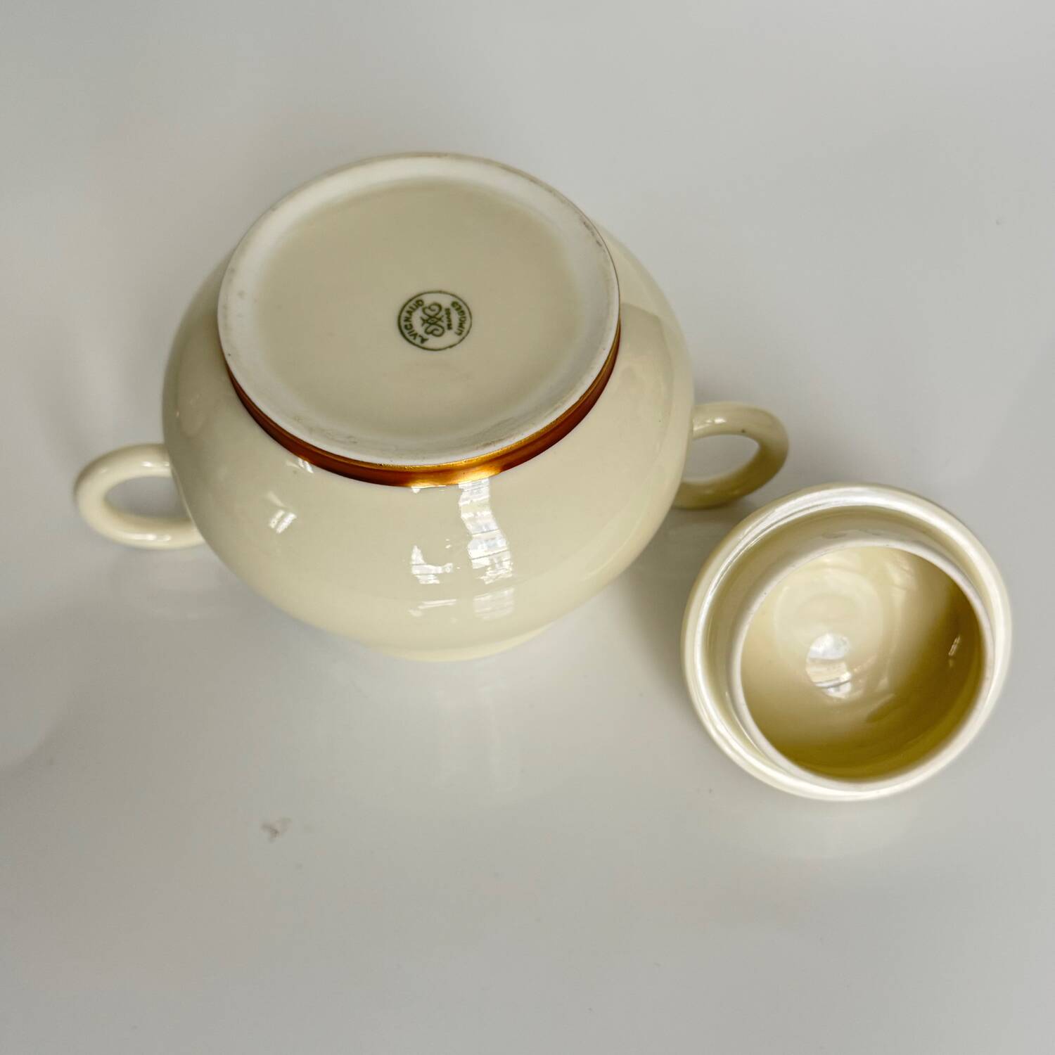 Art Deco style coffee and tea service, Ruhlmann model, Maison Vignaud, Limoges