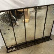 Industrial design of the 50s steel factory mirror