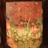 Vintage lampshade persian tales and garden paradise