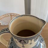 Broc pitcher vase calcutta sarreguemines u & cie