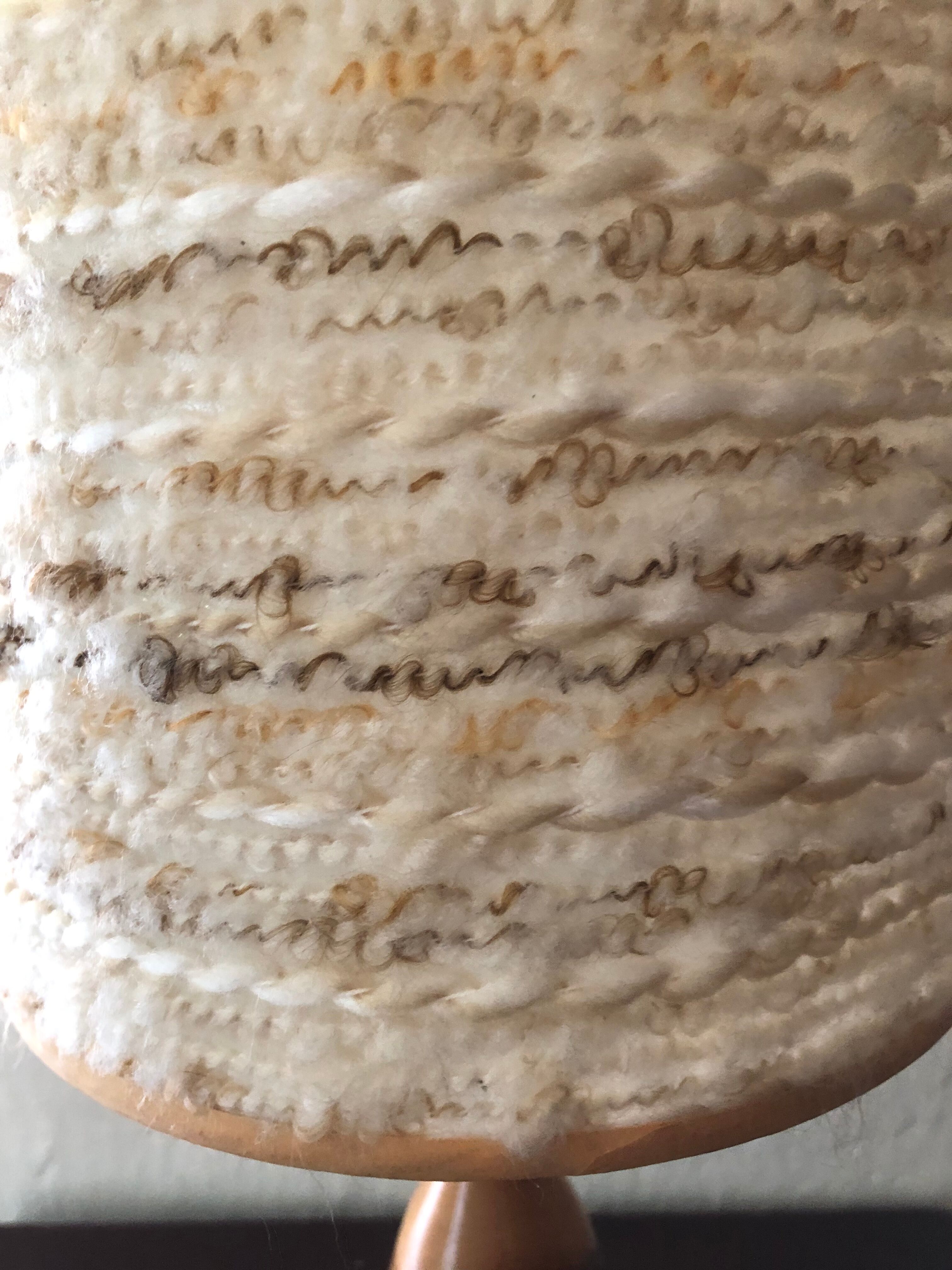 Boxwood foot table lamp