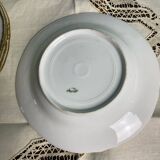 4 deep plates from Limoges with the PJC gold monogram.