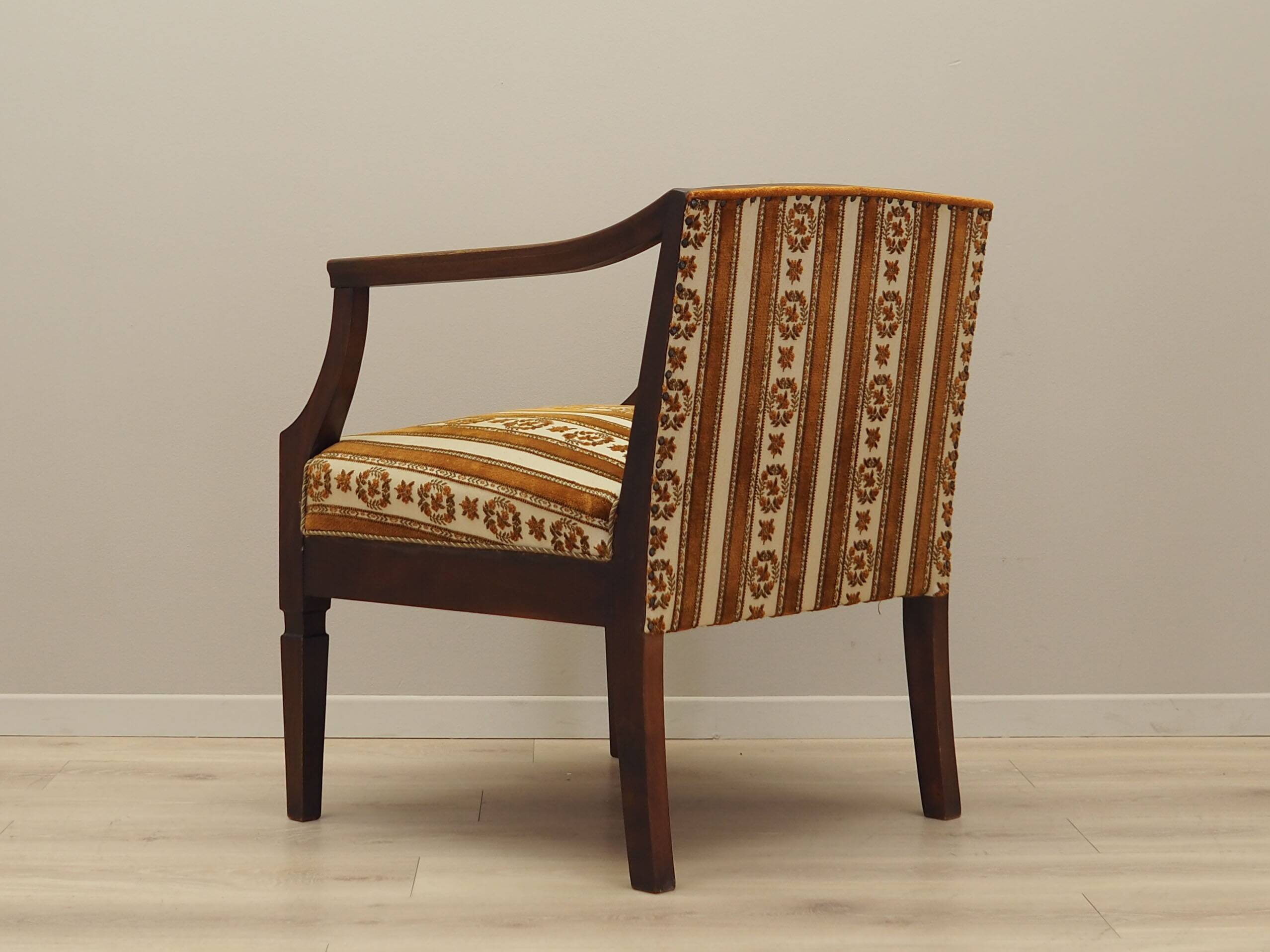 Mahogany armchair, Danish design, 1970s, production: Denmark