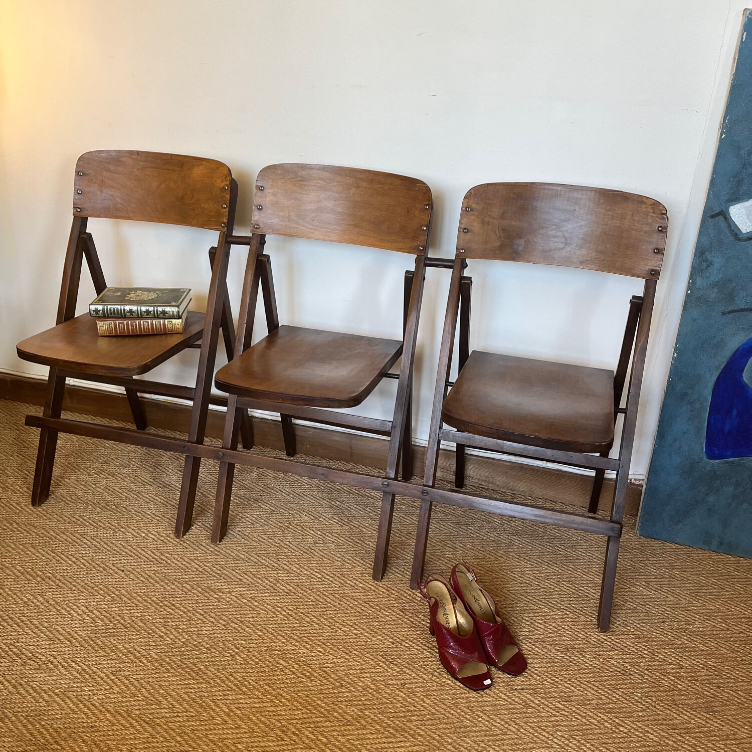 Old cinema bench circa 1940